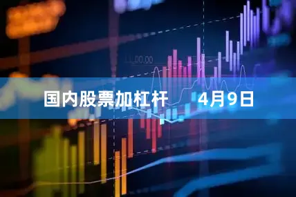 国内股票加杠杆      4月9日